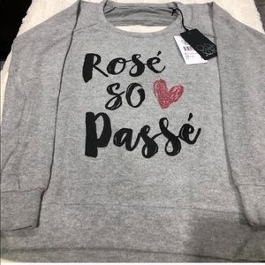 CHASER Brand! Graphic Butter Soft Trendy Top